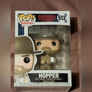 Funko Pop! Hopper Vinyl Figure with Brown Hat